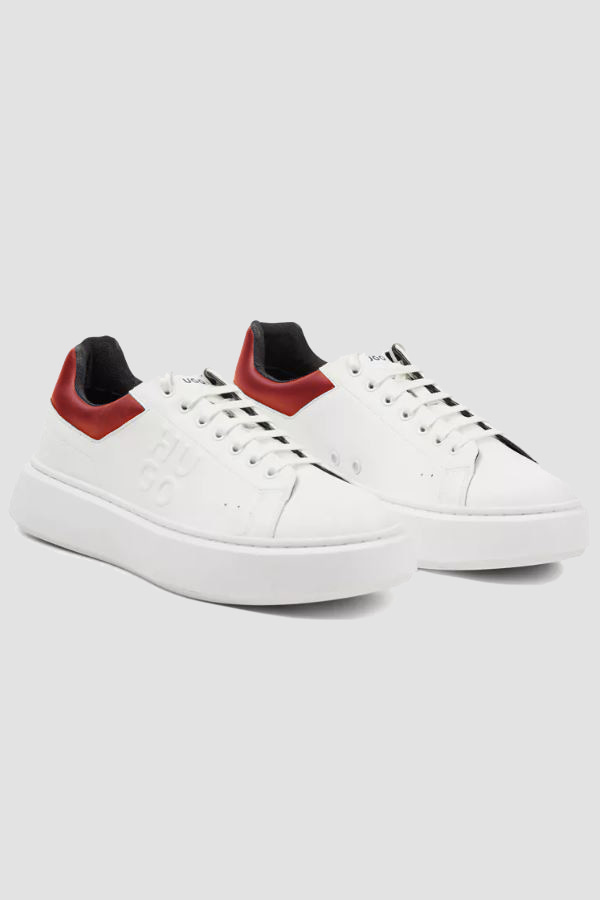 SNEAKERS HUGO - 160 WHITE RED